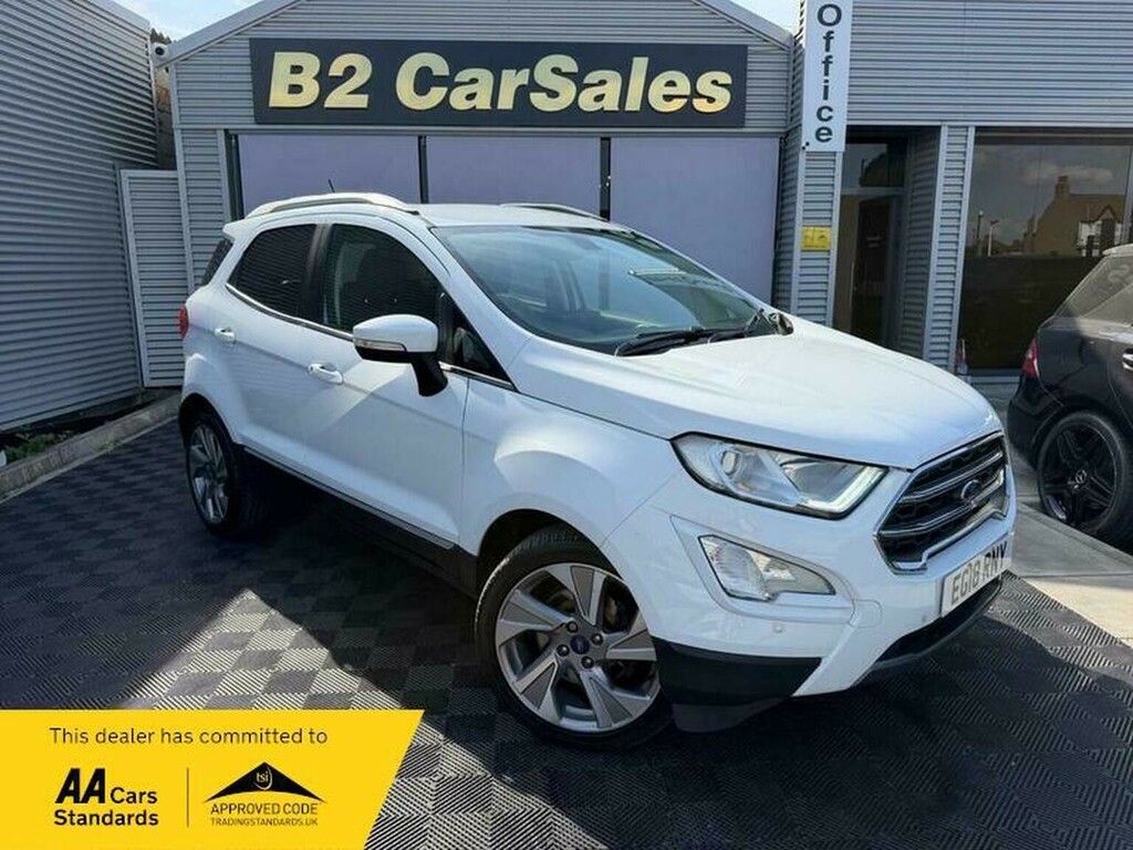 Ford Ecosport 1.0T Ecoboost Titanium Euro 6 Ss White