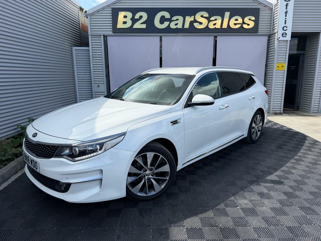 Kia Optima Estate 1.7 Crdi 3 Sportswagon Dct Euro 6 Ss BN18WDO White #4