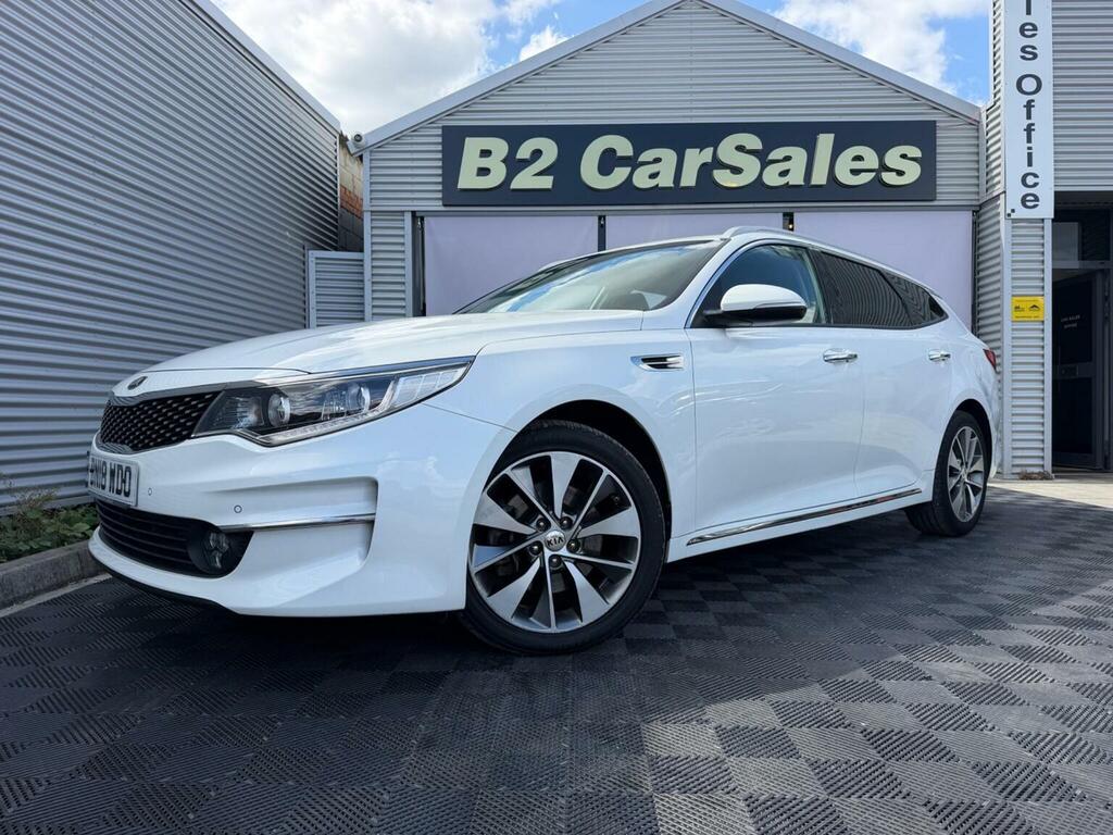Kia Optima Estate 1.7 Crdi 3 Sportswagon Dct Euro 6 Ss BN18WDO White #5