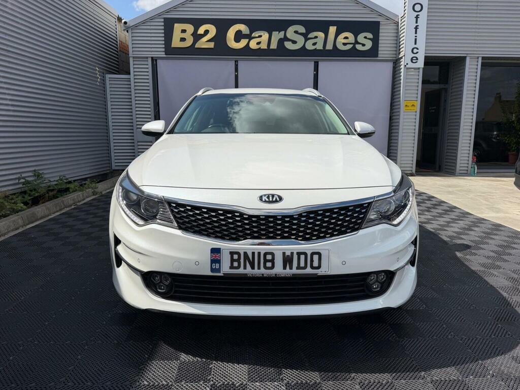 Kia Optima Estate 1.7 Crdi 3 Sportswagon Dct Euro 6 Ss BN18WDO White #3