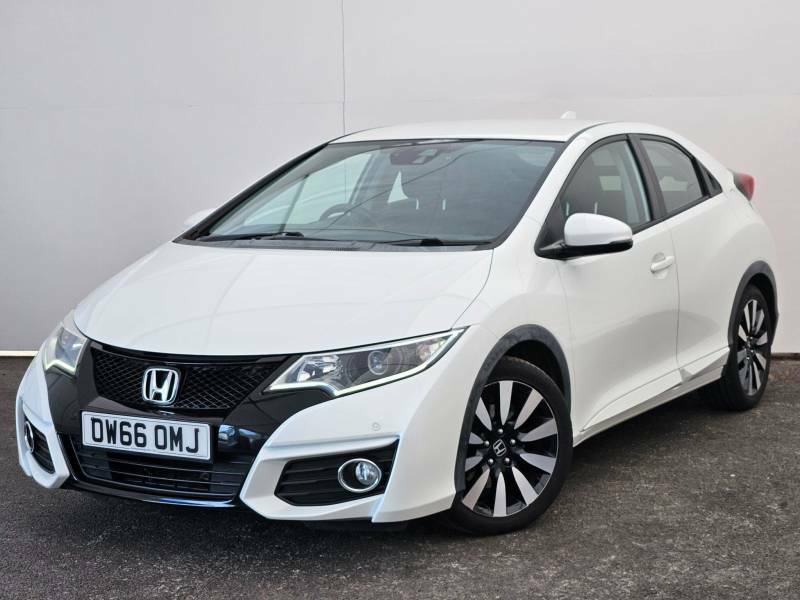 Honda Civic 1.8 I-vtec Se Plus Nav White #4