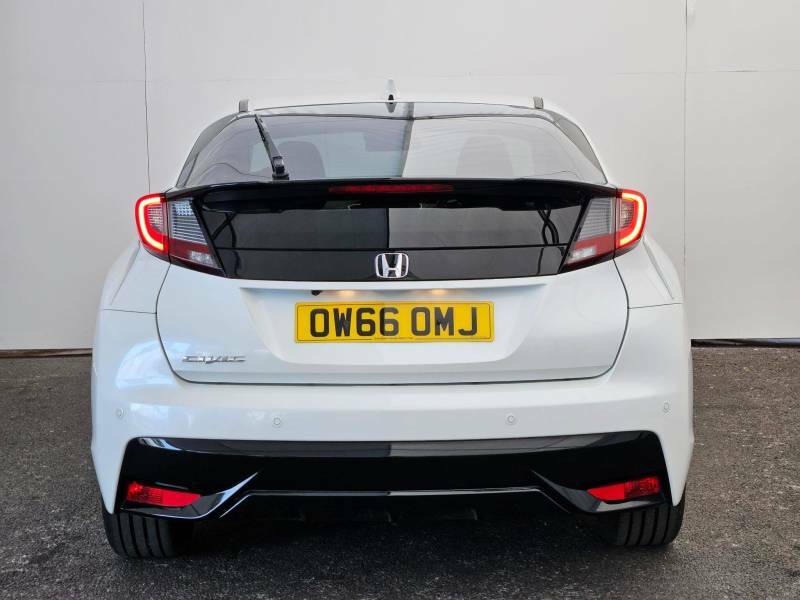 Honda Civic 1.8 I-vtec Se Plus Nav White #6