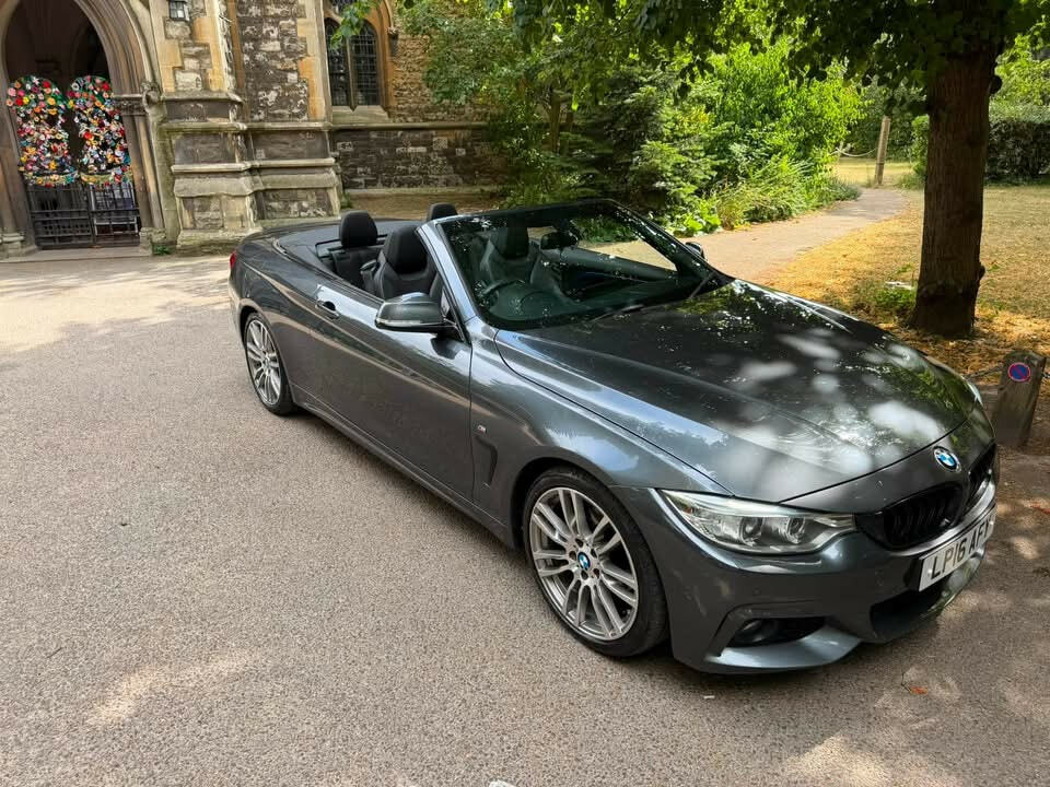BMW 4 Series 2.0 420D M Sport Convertible Euro Grey #2
