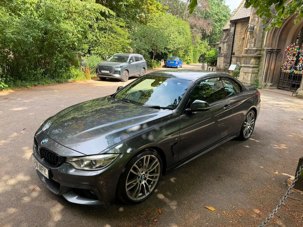BMW 4 Series 2.0 420D M Sport Convertible Euro Grey #5