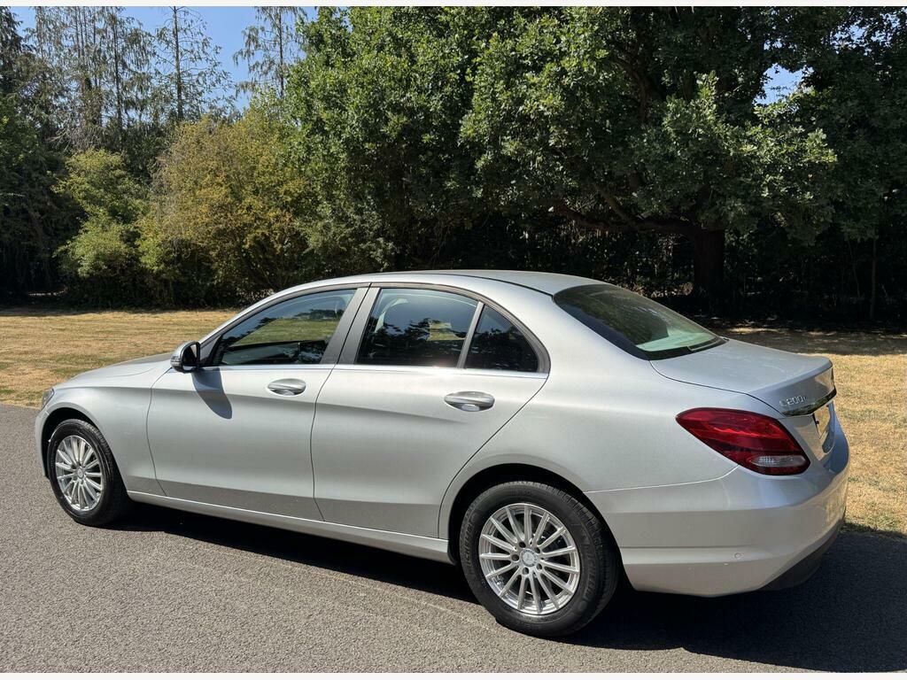 Mercedes-Benz C Class 1.6 C200d Se Saloon Silver #2