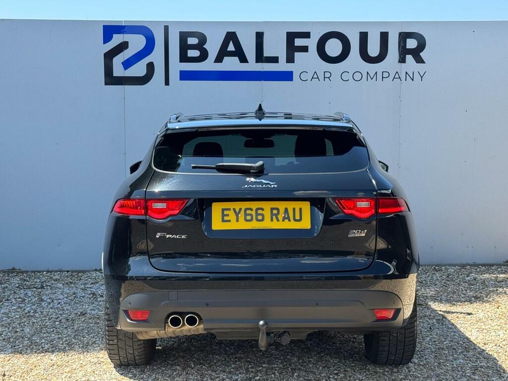 Jaguar F-Pace 2.0 D180 R-sport Awd Euro 6 Ss EY66RAU Black #5