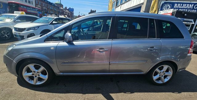 Vauxhall Zafira 1.8 16V Sri Mpv Euro 5 140 Ps DS61KSN Silver #4