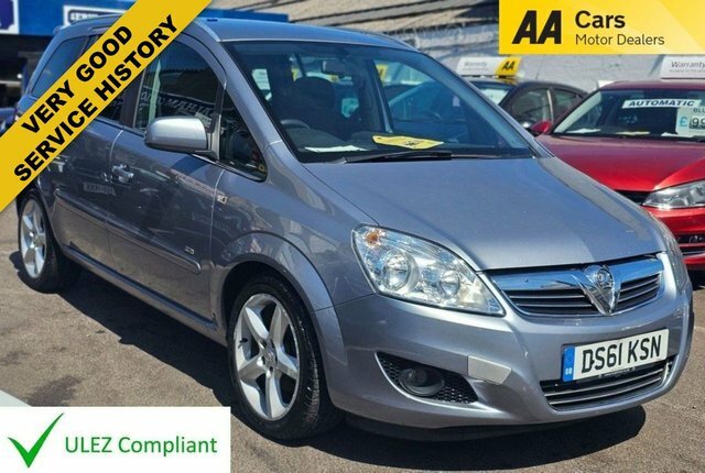 Vauxhall Zafira 1.8 16V Sri Mpv Euro 5 140 Ps Silver