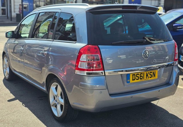 Vauxhall Zafira 1.8 16V Sri Mpv Euro 5 140 Ps DS61KSN Silver #5