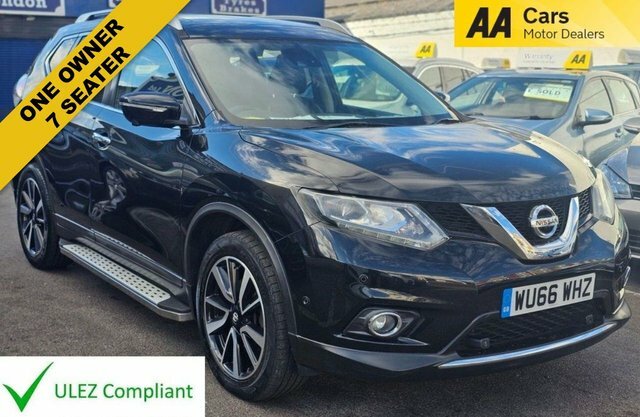 Nissan X-Trail 7 Seater1.6 Dig-t Tekna Suv Euro WU66WHZ Black