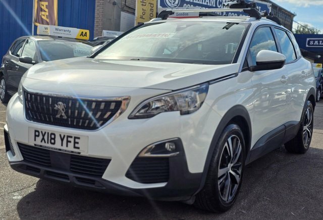 Peugeot 3008 1.2 Puretech Active Suv Eat Euro 6 Ss PX18YFE White #3