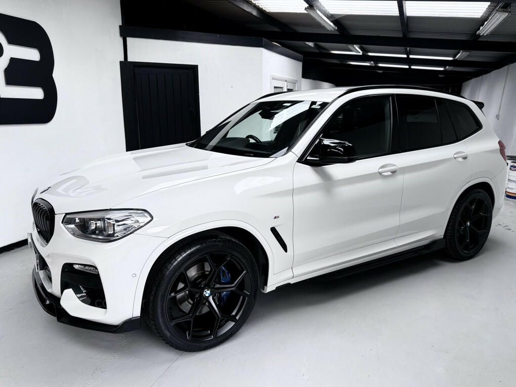 BMW X3 Xdrive 20D M Sport White #4