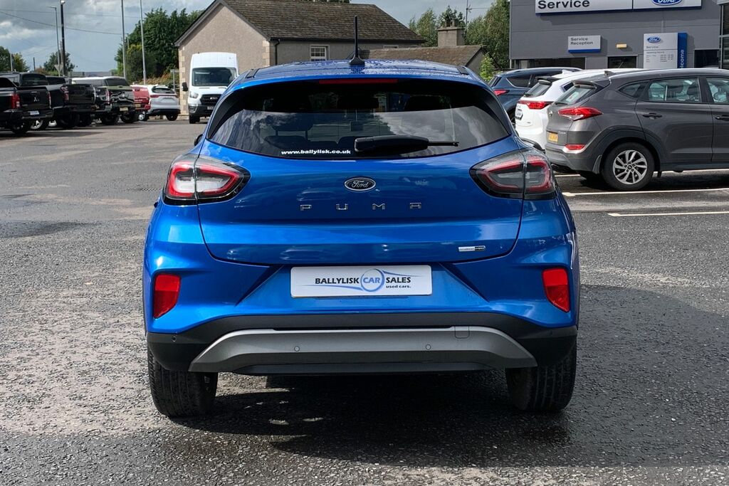 Ford Puma 1.0T 125Ps Titanium In Desert Island Blue With 24K RF23BZN Blue #5
