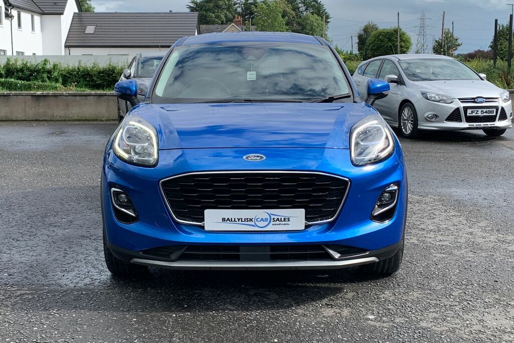 Ford Puma 1.0T 125Ps Titanium In Desert Island Blue With 24K RF23BZN Blue #4