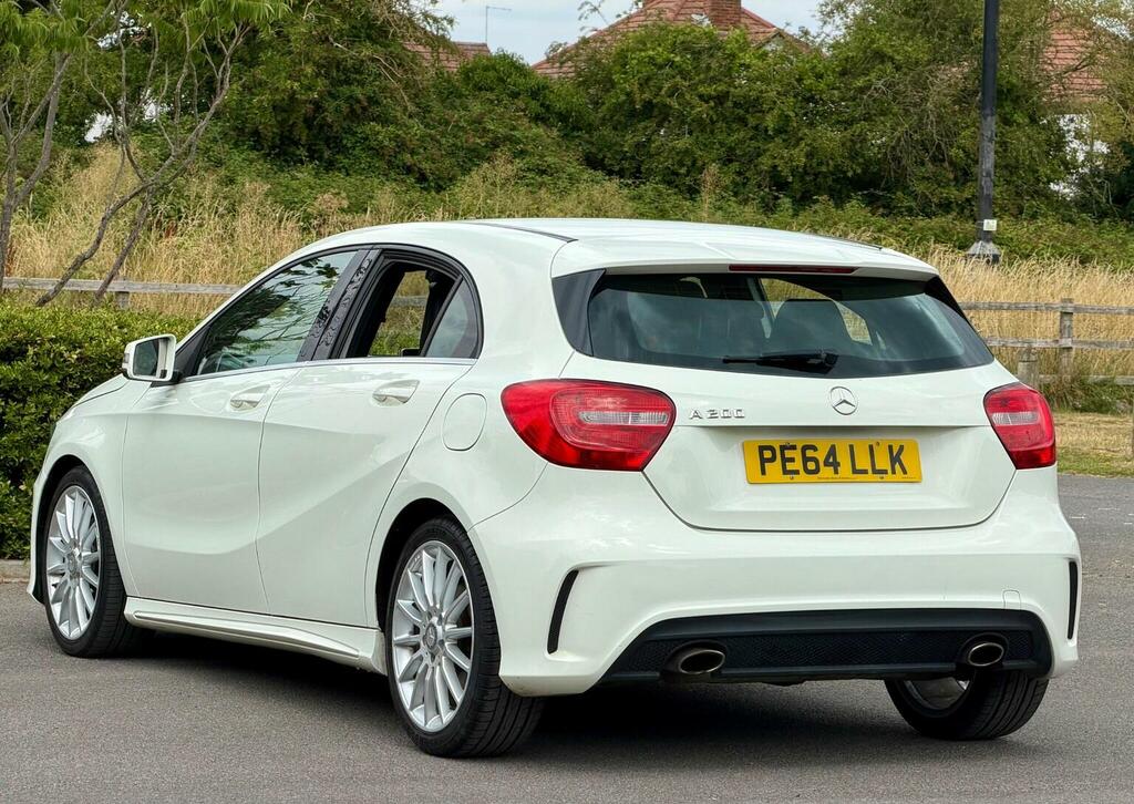 Mercedes-Benz A Class Hatchback 1.6 A200 Amg Sport Euro 6 Ss 201 PE64LLK White #6