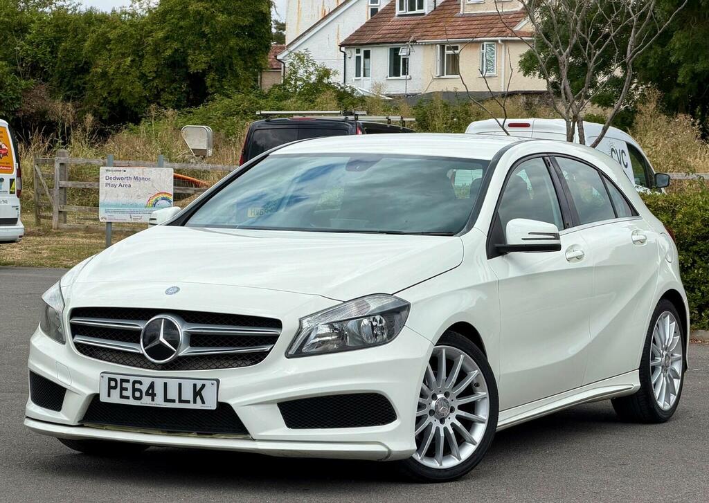 Mercedes-Benz A Class Hatchback 1.6 A200 Amg Sport Euro 6 Ss 201 PE64LLK White #3