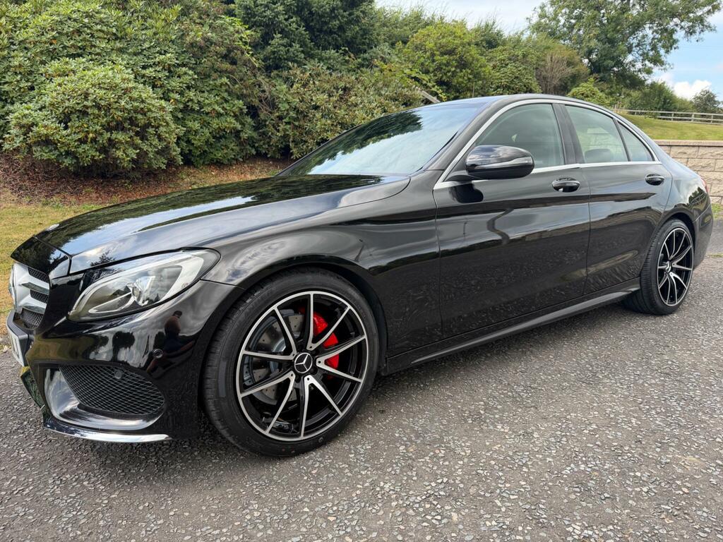 Mercedes-Benz C Class Amg Line Black #4