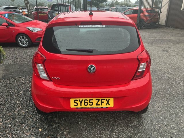 Vauxhall Viva 2015 1.0I Se Hatchback Euro 6 7 Red #6