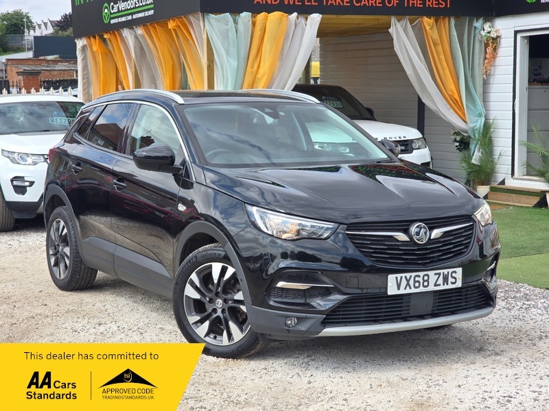 Vauxhall Grandland X 1.5 Turbo D Blueinjection VX68ZWS Black