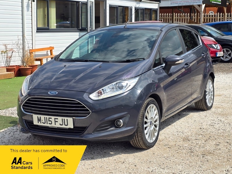 Ford Fiesta 1.0T Ecoboost Titanium Euro MJ15FJU Grey #4