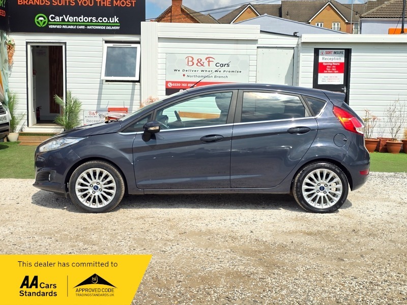 Ford Fiesta 1.0T Ecoboost Titanium Euro MJ15FJU Grey #5