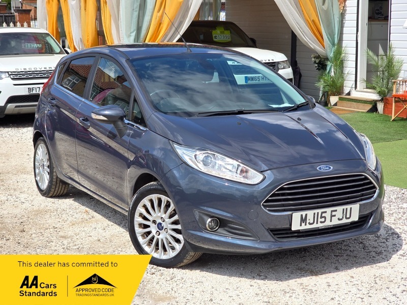 Ford Fiesta 1.0T Ecoboost Titanium Euro MJ15FJU Grey