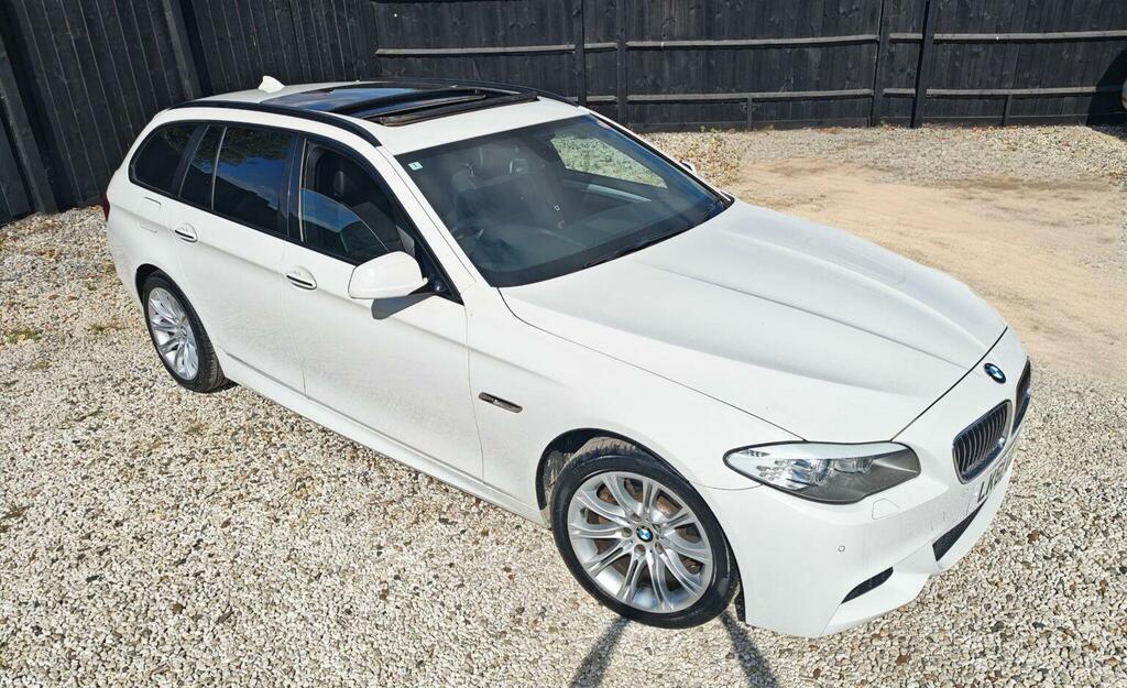 BMW 5 Series 3.0 528I M Sport Touring Steptronic Euro 5 White #6