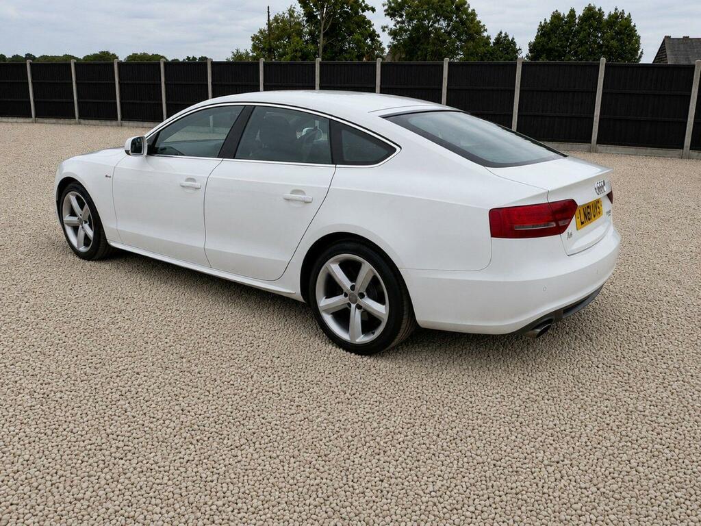 Audi A5 2.0 Tfsi S Line Sportback S Tronic Quattro Euro 5 White #6