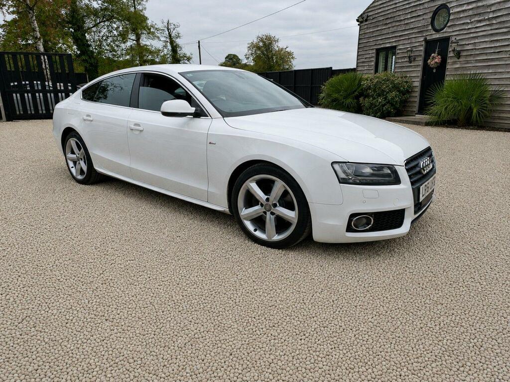 Audi A5 2.0 Tfsi S Line Sportback S Tronic Quattro Euro 5 White #5