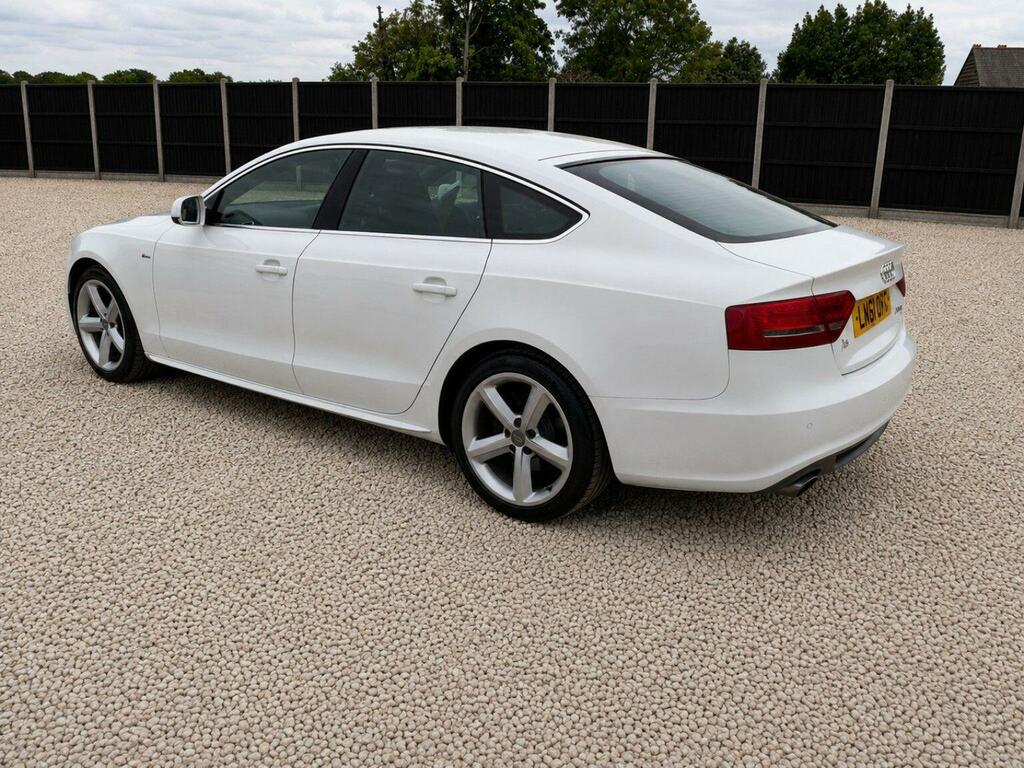 Audi A5 2.0 Tfsi S Line Sportback S Tronic Quattro Euro 5 White #4