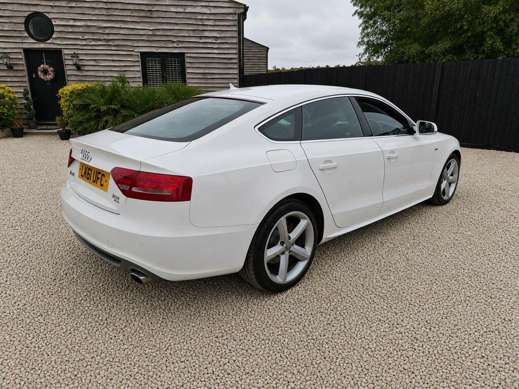 Audi A5 2.0 Tfsi S Line Sportback S Tronic Quattro Euro 5 White #3