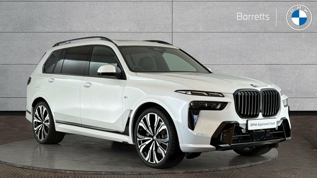 BMW X7 3.0 40D Mht M Sport Suv Hybrid Xdr SM25RVL White