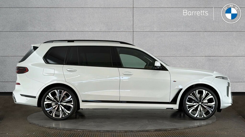BMW X7 3.0 40D Mht M Sport Suv Hybrid Xdr SM25RVL White #3