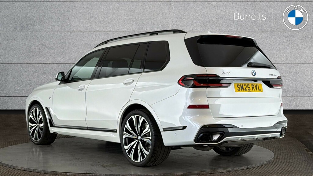 BMW X7 3.0 40D Mht M Sport Suv Hybrid Xdr SM25RVL White #2