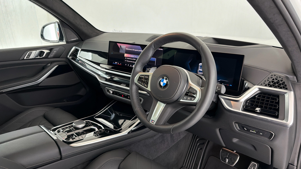 BMW X7 3.0 40D Mht M Sport Suv Hybrid Xdr SM25RVL White #6