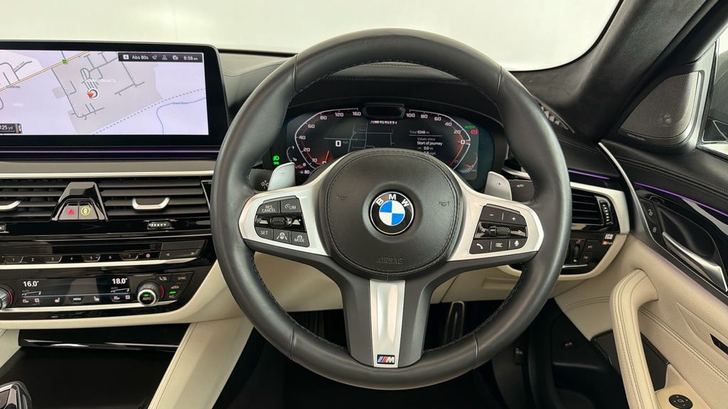 BMW 5 Series 4.4 M550i V8 Saloon Steptronic Xdrive E Grey #5