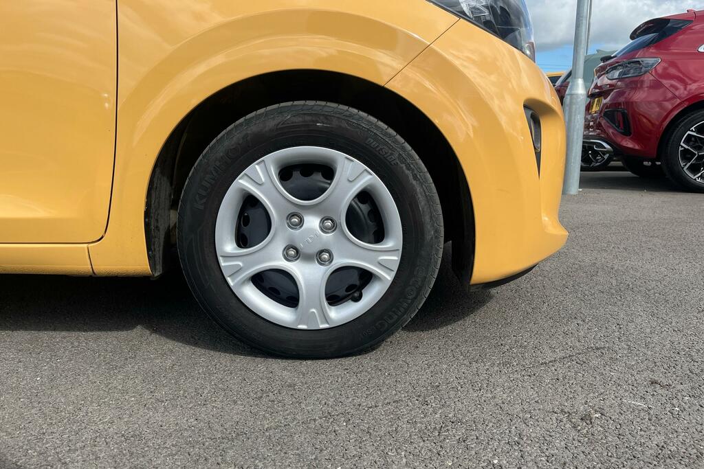 Kia Picanto 1.0 1 Hatchback Euro 6 Ss 66 GK24FGM Yellow #5