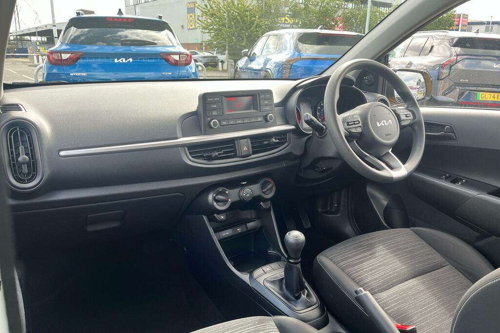 Kia Picanto 1.0 1 Hatchback Euro 6 Ss 66 GK24FGM Yellow #2