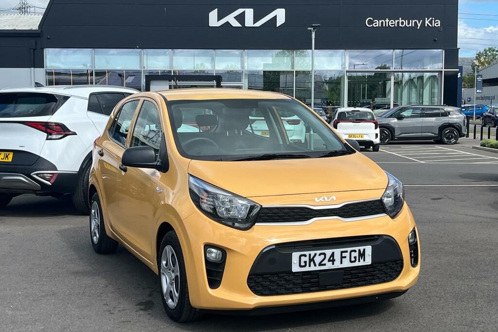 Kia Picanto 1.0 1 Hatchback Euro 6 Ss 66 GK24FGM Yellow