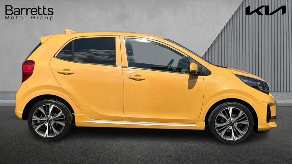 Kia Picanto 1.0 Dpi Gt-line Hatchback Amt Euro 6 S GM73FHB Yellow #3