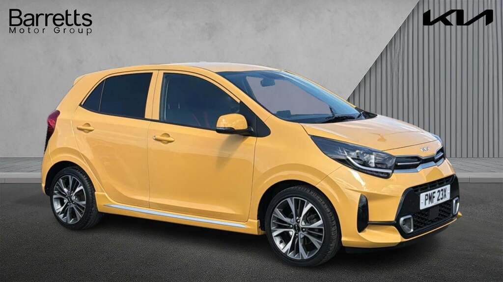 Kia Picanto 1.0 Dpi Gt-line Hatchback Amt Euro 6 S GM73FHB Yellow