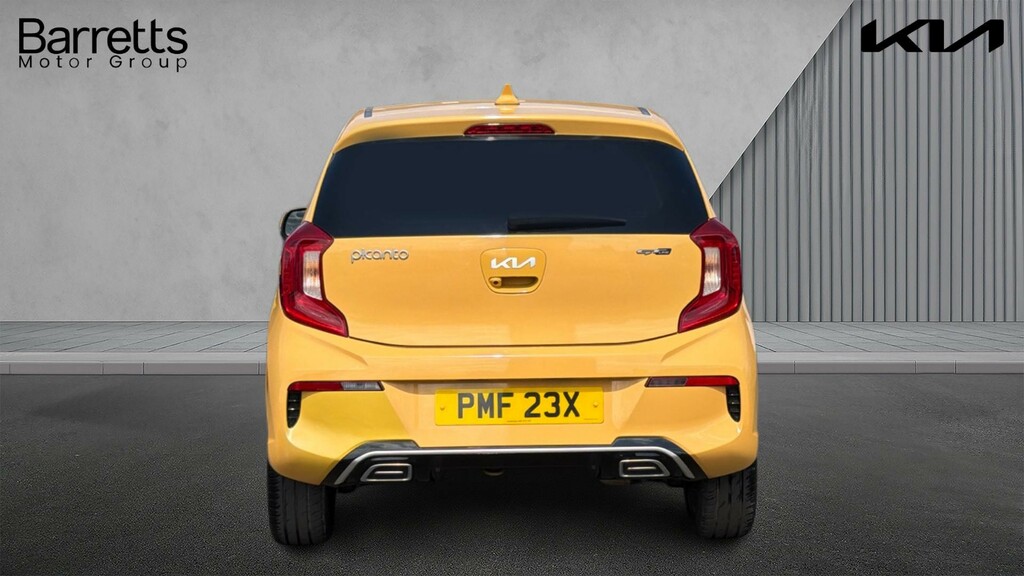 Kia Picanto 1.0 Dpi Gt-line Hatchback Amt Euro 6 S GM73FHB Yellow #4