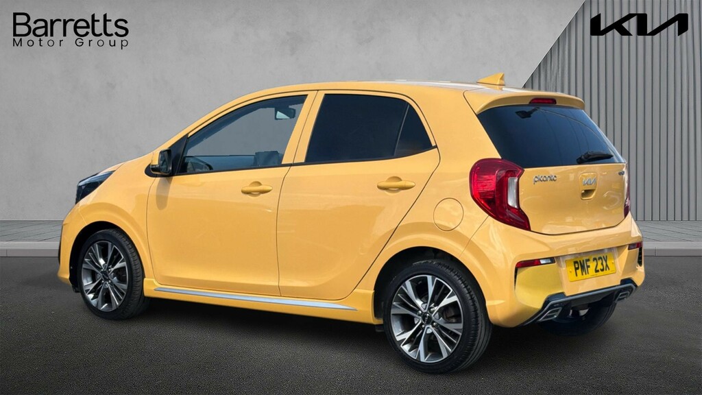 Kia Picanto 1.0 Dpi Gt-line Hatchback Amt Euro 6 S GM73FHB Yellow #2
