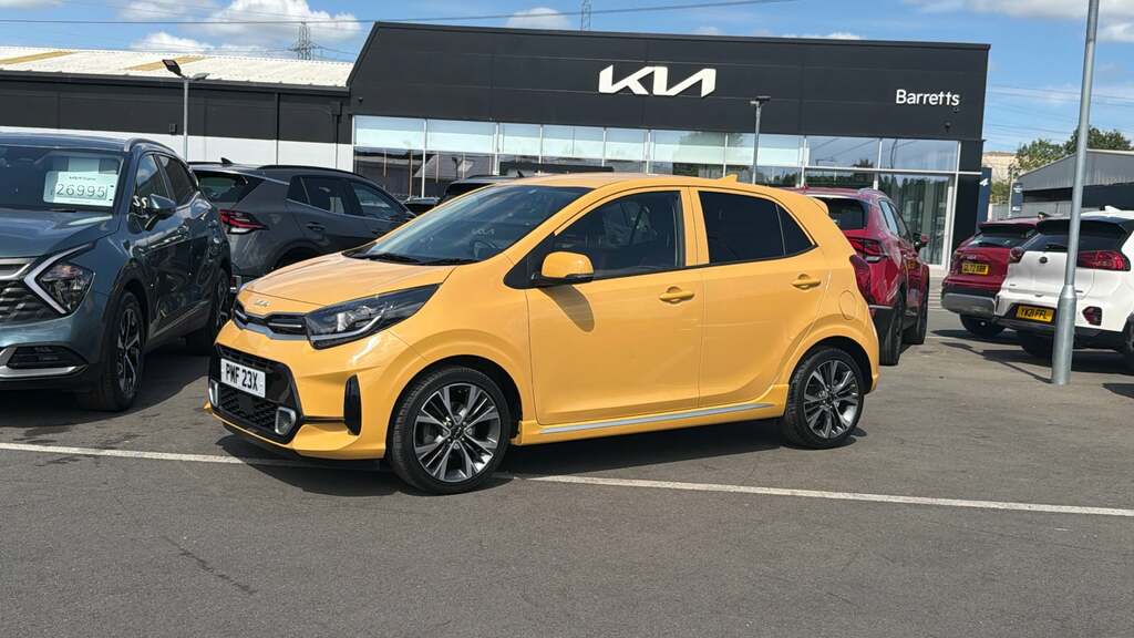 Kia Picanto 1.0 Dpi Gt-line Hatchback Amt Euro 6 S GM73FHB Yellow #6