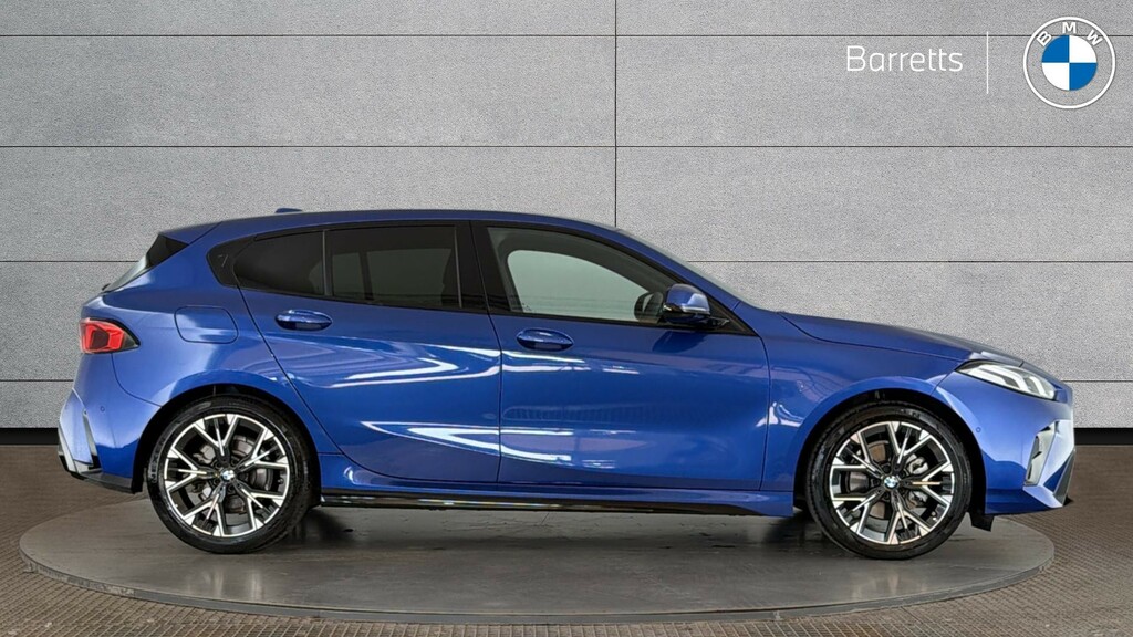 BMW 1 Series 1.5 120I Mht M Sport Hatchback Hybrid D GF25WKU Blue #3