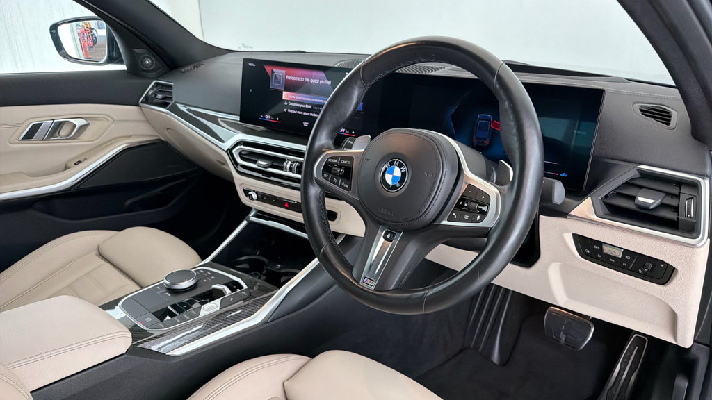 BMW 3 Series 3.0 M340d Mht Saloon Hybrid Xdrive Black #6