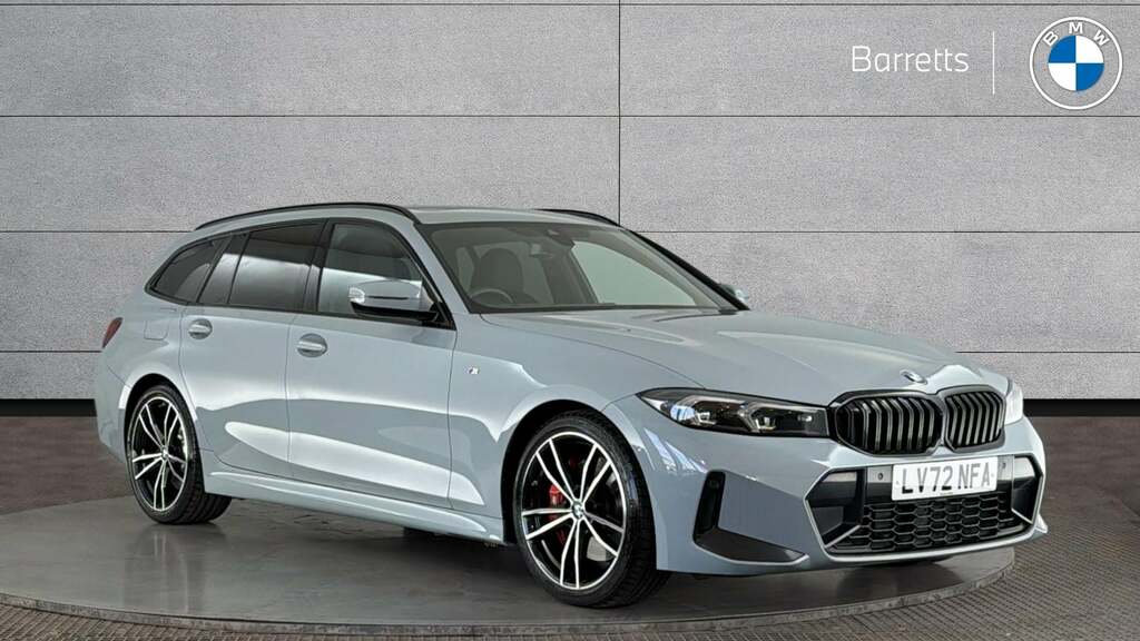 BMW 3 Series 2.0 320D Mht M Sport Touring Hybrid Aut LV72NFA Grey