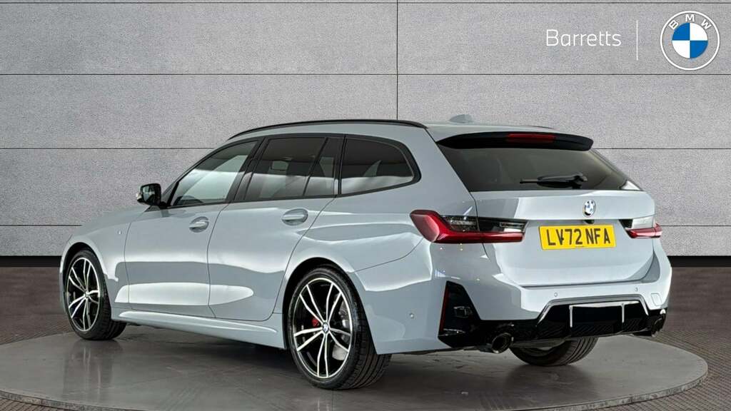 BMW 3 Series 2.0 320D Mht M Sport Touring Hybrid Aut LV72NFA Grey #2