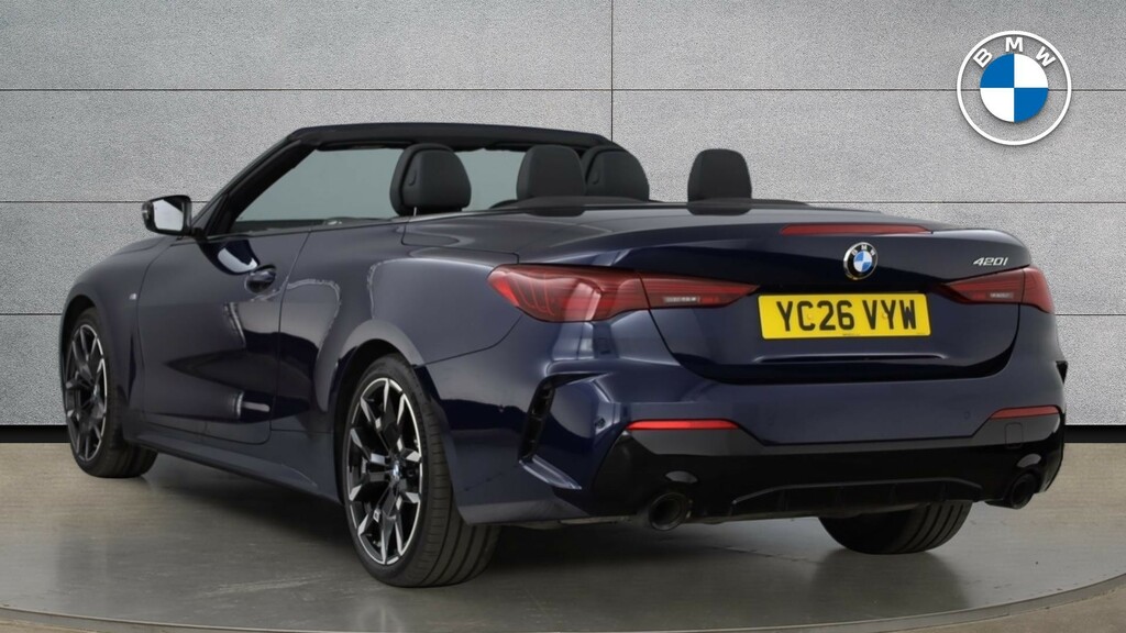 BMW 4 Series 2.0 420I M Sport Convertible Euro Blue #2