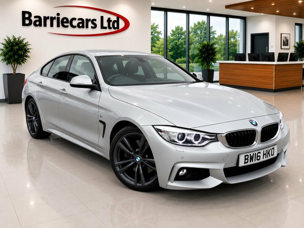 BMW 4 Series Gran Coupe 3.0 430D M Sport Euro 6 S S Silver